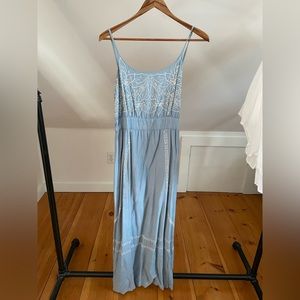 Embroidered Maxi Dress